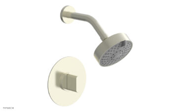 Phylrich ROND Pressure Balance Shower Set - Blade Handle 183-21 - Satin Nickel