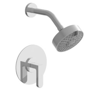 Phylrich ROND Pressure Balance Shower Set – Lever Handle 183-22 – Polished Chrome