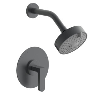 Phylrich ROND Pressure Balance Shower Set – Lever Handle 183-22 – Gun Metal
