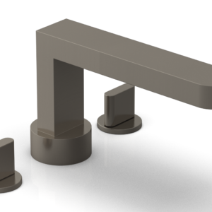 Phylrich ROND Deck Tub Set – Blade Handles 183-40 – Pewter