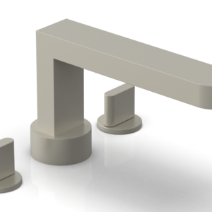 Phylrich ROND Deck Tub Set – Blade Handles 183-40 – Burnished Nickel