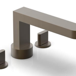 Phylrich ROND Deck Tub Set – Blade Handles 183-40 – Old English Brass