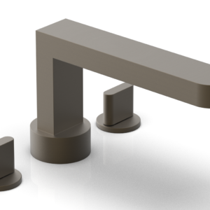 Phylrich ROND Deck Tub Set – Blade Handles 183-40 – Architectural Bronze