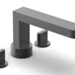 Phylrich ROND Deck Tub Set - Blade Handles 183-40 - Gun Metal