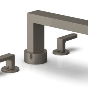 Phylrich ROND Deck Tub Set – Lever Handles 183-41 – Pewter