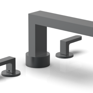 Phylrich ROND Deck Tub Set – Lever Handles 183-41 – Gun Metal