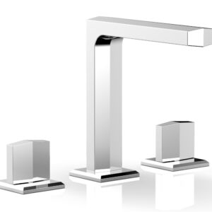 Phylrich DIAMA Widespread Faucet – Blade Handles 6-3/4″ Height 184-01 – Polished Chrome