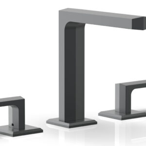 Phylrich DIAMA Widespread Faucet – Lever Handles 6-3/4″ Height 184-02 – Gun Metal