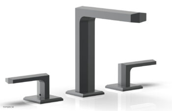 Phylrich DIAMA Widespread Faucet - Lever Handles 6-3/4" Height 184-02 - Gun Metal