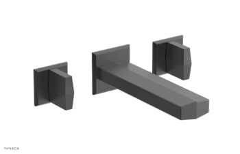 Phylrich DIAMA Wall Lavatory Set - Blade Handles 184-11 - Gun Metal