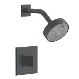 Phylrich DIAMA Pressure Balance Shower Set – Blade Handle 184-21 – Gun Metal