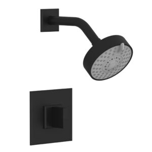 Phylrich DIAMA Pressure Balance Shower Set – Blade Handle 184-21 – Matte Black