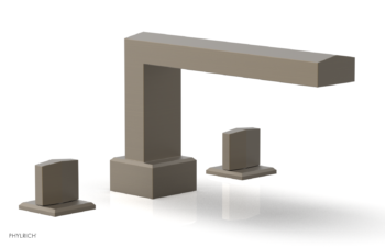 Phylrich DIAMA Deck Tub Set - Blade Handles 184-40 - Architectural Bronze