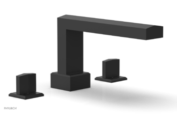 Phylrich DIAMA Deck Tub Set - Blade Handles 184-40 - Matte Black