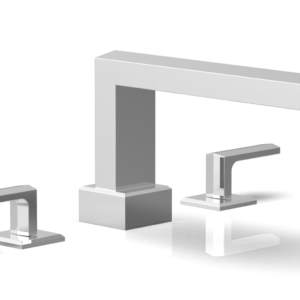 Phylrich DIAMA Deck Tub Set – Lever Handles 184-41 – Polished Chrome