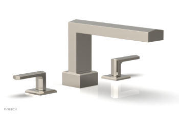Phylrich DIAMA Deck Tub Set - Lever Handles 184-41 - Polished Nickel