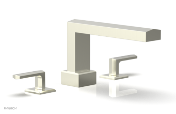 Phylrich DIAMA Deck Tub Set - Lever Handles 184-41 - Satin Nickel