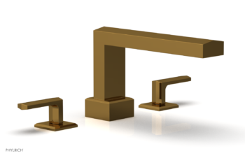 Phylrich DIAMA Deck Tub Set - Lever Handles 184-41 - French Brass