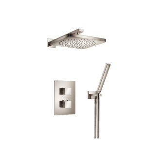 Isenberg Two Output Shower Set With Shower Head And Hand Held In Polished Nickel