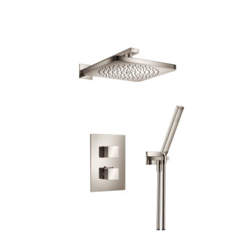 Isenberg Two Output Shower Set With Shower Head And Hand Held In Polished Nickel