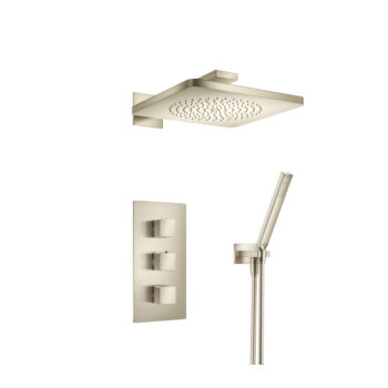 Isenberg Two Output Shower Set With Shower Head And Hand Held In Polished Nickel - Image 2