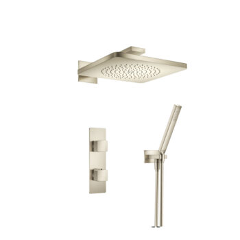 Isenberg Two Output Shower Set With Shower Head And Hand Held In Polished Nickel - Image 2