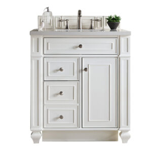 Bristol 30″ Single Vanity, Bright White