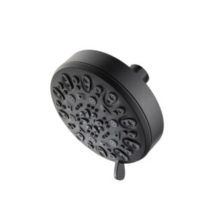 Isenberg 6-Function ABS Showerhead In Matte Black