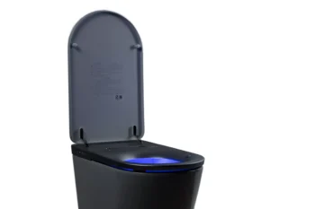 Trone Nobelet Matte Black Smart Bidet Toilet with ToeTouch, Auto Open - Image 2