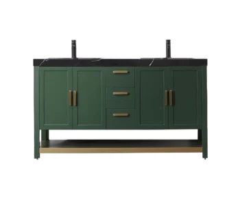 WINCHESTER Forest Green - Black Countertop - 60"
