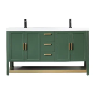WINCHESTER Forest Green – White Countertop – 60″