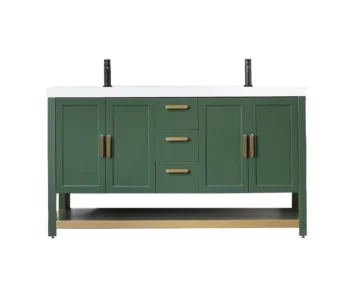 WINCHESTER Forest Green - White Countertop - 60"