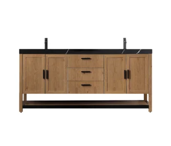 WINCHESTER - Pecan Oak - Black Countertop - 72"