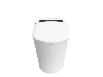 Aquatina III Smart Bidet Toilet with ToeTouch, Auto Open, White - Image 2