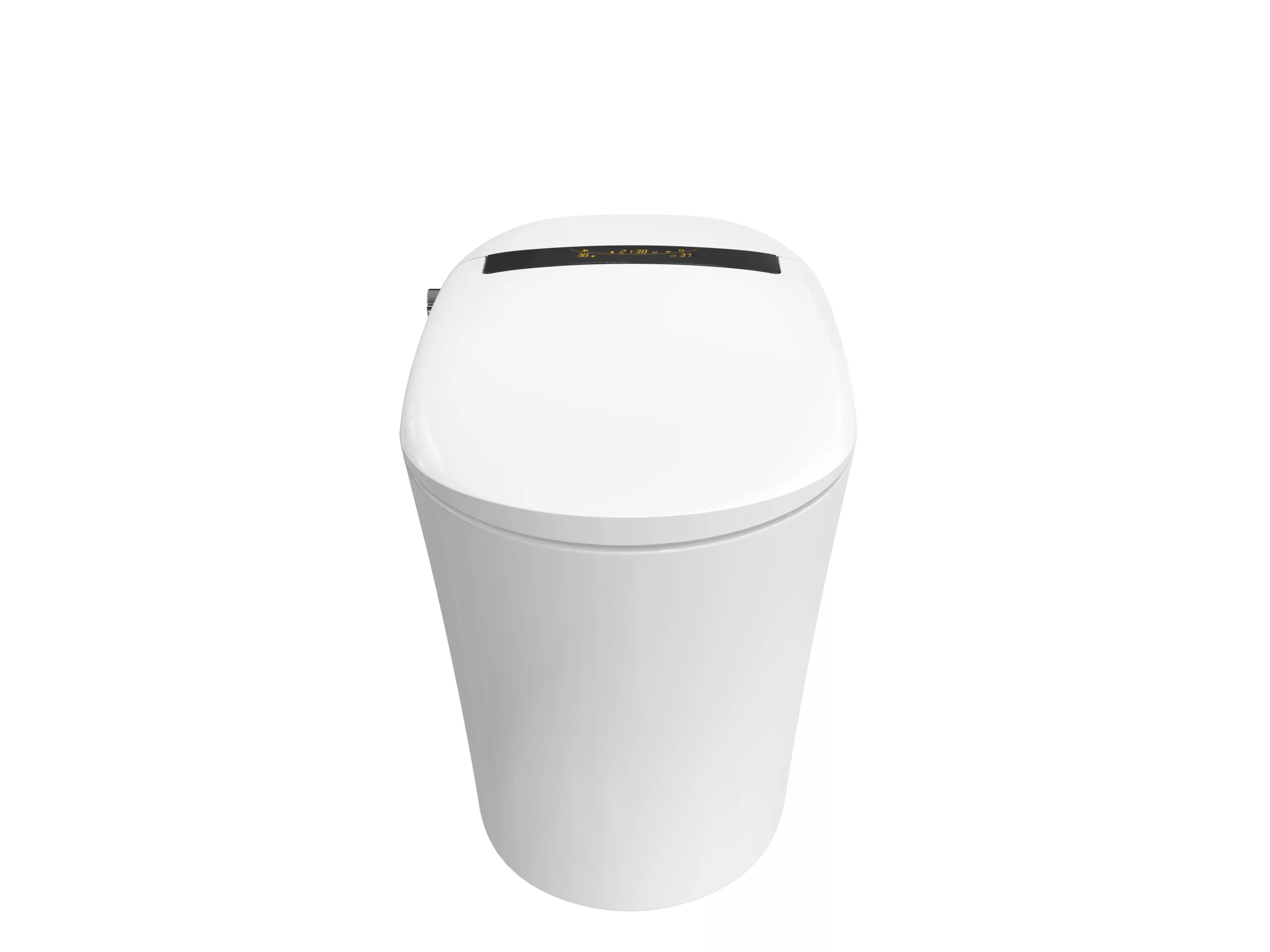 Aquatina III Smart Bidet Toilet with ToeTouch, Auto Open, White - Image 2