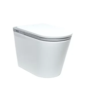 Ganza II Smart Bidet Toilet with Efoam, ToeTouch, Auto Open, White