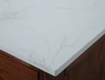 LOUISE 36" - Brown Oak - White Countertop - Image 10