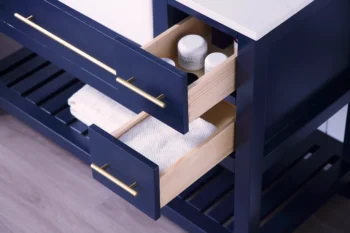 Williamson 48" - Dark Blue - White Countertop - Image 6