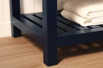 Williamson 36" - Dark Blue - White Countertop - Image 10
