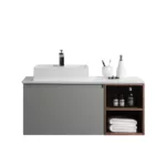 MANAROLA - Light Gray - White Quartz Countertop - 42"