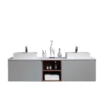 MANAROLA - Light Gray - White Quartz Countertop - 72"