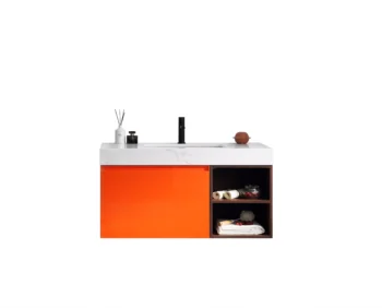 MANAROLA - Red Amber - White Quartz Countertop - 42"