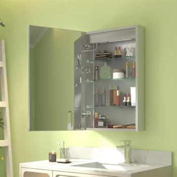 20 x 32 LED Medicine Cabinet Left Side Door - Image 2