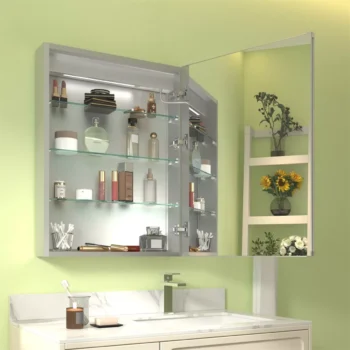 24 x 32 LED Medicine Cabinet Right Side Door - Image 2