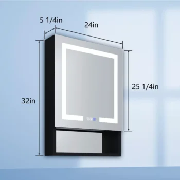 24 x 32 LED Medicine Cabinet Right Side Door - Image 2