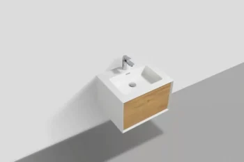 Furla 24" in Oak with White Solid Surface Countertop - Image 3