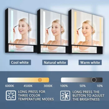 30 x 32 LED Medicine Cabinet - Image 3