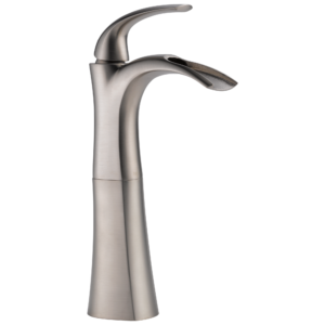 Delta Nyla®: Single Handle Centerset Bathroom Faucet with Riser