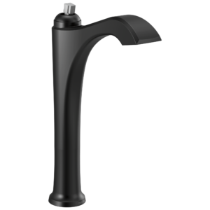 Delta Dorval™: Single Handle Vessel Bathroom Faucet – Less Handle