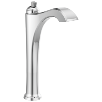 Delta Dorval™: Single Handle Vessel Bathroom Faucet - Less Handle